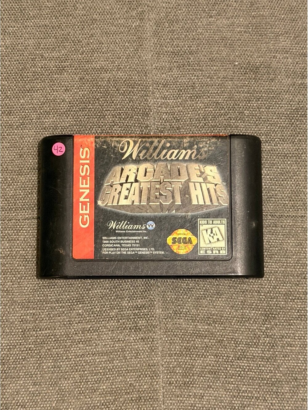 Williams Arcade’s Greatest Hits for Sega Genesis